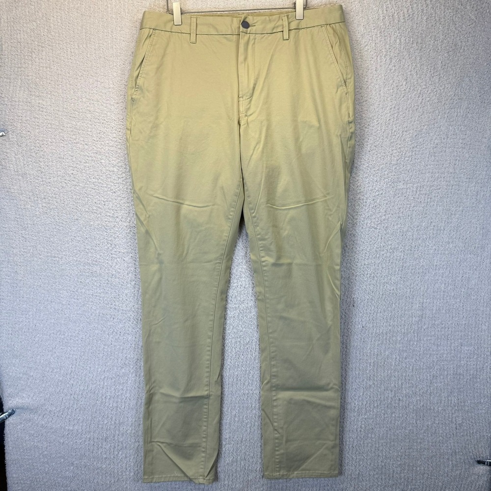 TAYLRD Men's 36x34 Khaki‎ Pants Slim Fit Casual Chino Trousers